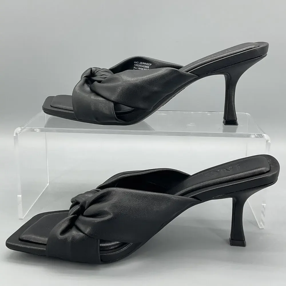 NEW INC Women’s Jerriee Dress Sandals Black Size 7.5M